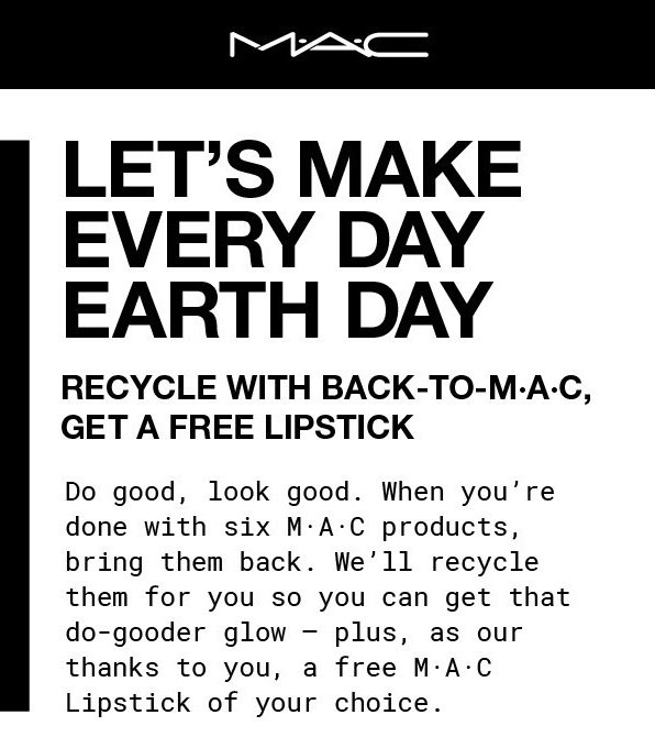 How Many Mac Containers For A Free Lipstick